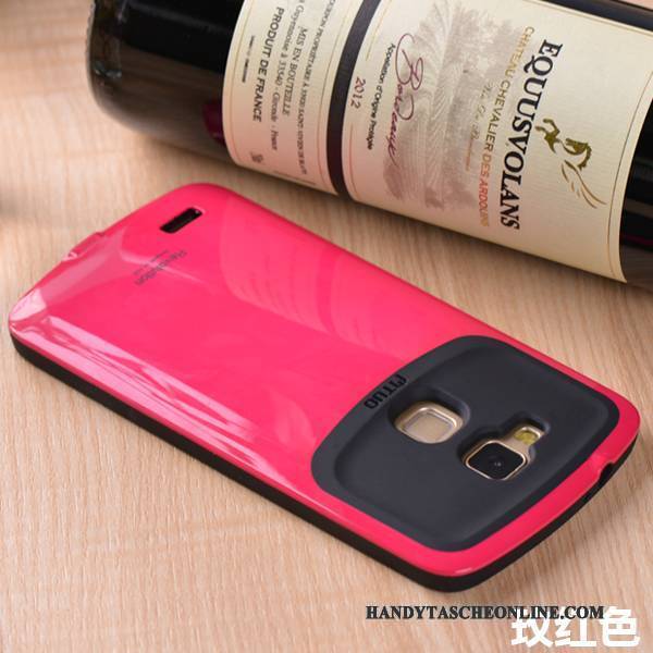 Hülle Huawei Ascend Mate 7 Silikon Anti-sturz Grün, Case Huawei Ascend Mate 7 Weiche Dünne Rosa