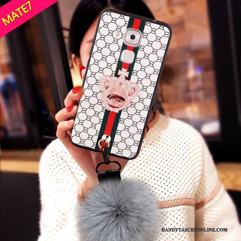 Hülle Huawei Ascend Mate 7 Taschen Weiß Trend, Case Huawei Ascend Mate 7 Handyhüllen