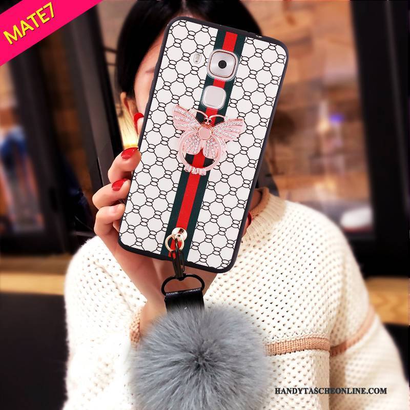 Hülle Huawei Ascend Mate 7 Taschen Weiß Trend, Case Huawei Ascend Mate 7 Handyhüllen