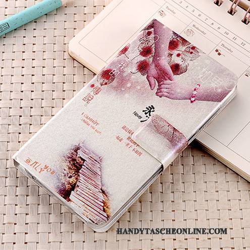 Hülle Huawei G7 Plus Schutz Anti-sturz Handyhüllen, Case Huawei G7 Plus Folio Rosa