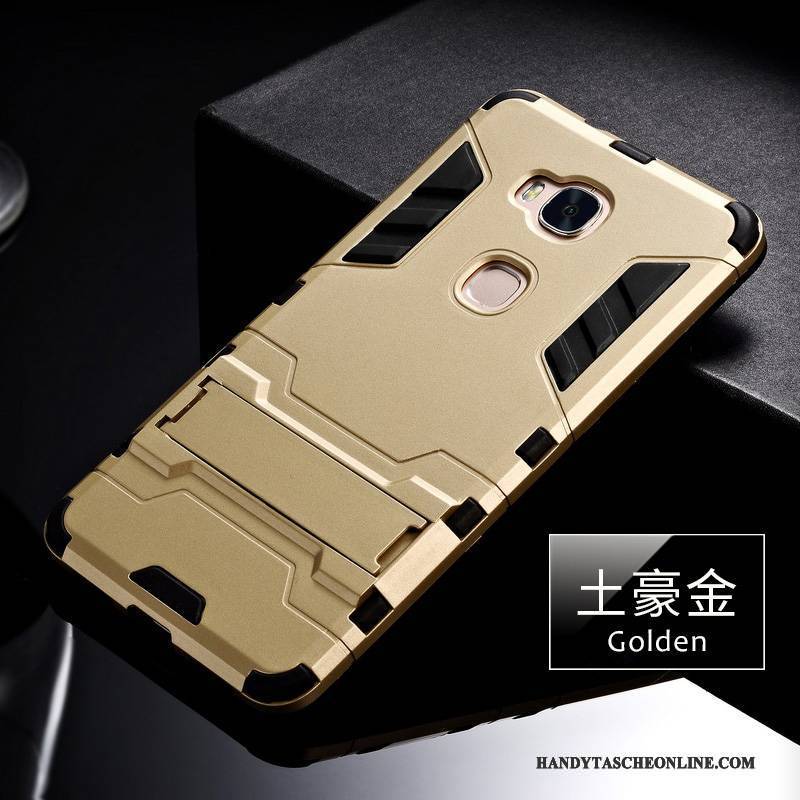 Hülle Huawei G7 Plus Weiche Gold Handyhüllen, Case Huawei G7 Plus Silikon Anti-sturz