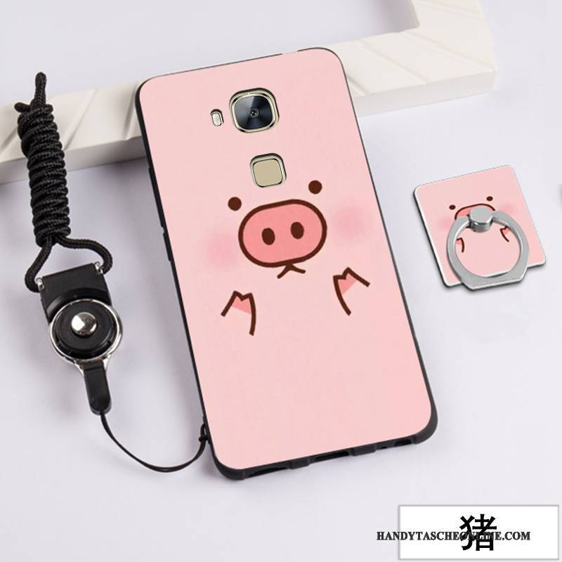 Hülle Huawei G7 Plus Weiche Trend Handyhüllen, Case Huawei G7 Plus Schutz Rosa Anti-sturz