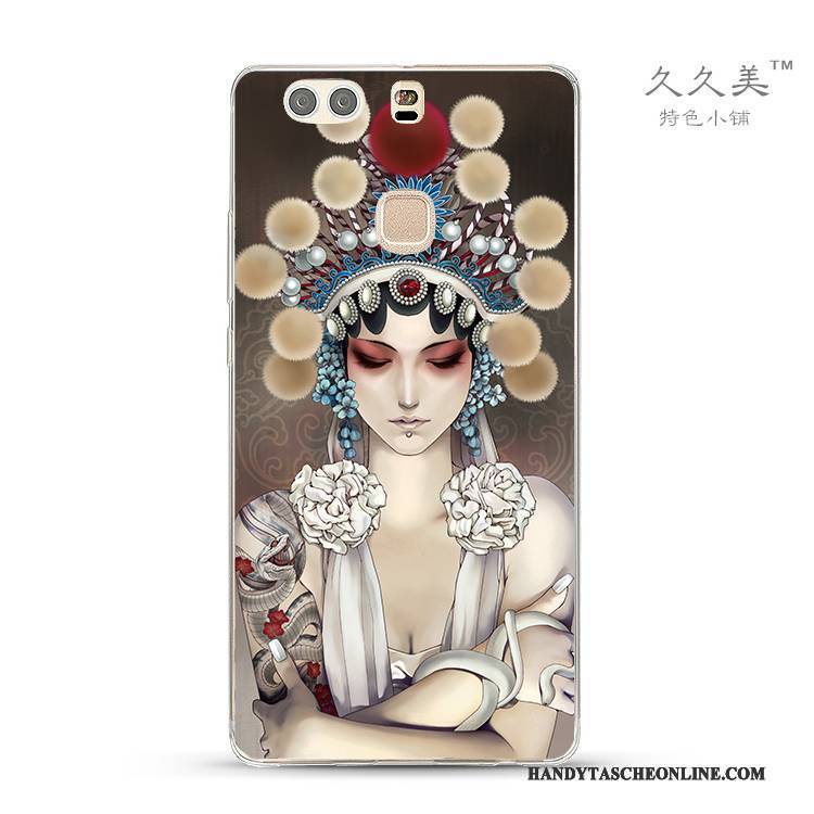 Hülle Huawei G9 Lite Farbe Handyhüllen Hua Dan, Case Huawei G9 Lite Schutz Chinesische Art Jugend