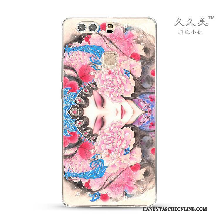 Hülle Huawei G9 Lite Farbe Handyhüllen Hua Dan, Case Huawei G9 Lite Schutz Chinesische Art Jugend