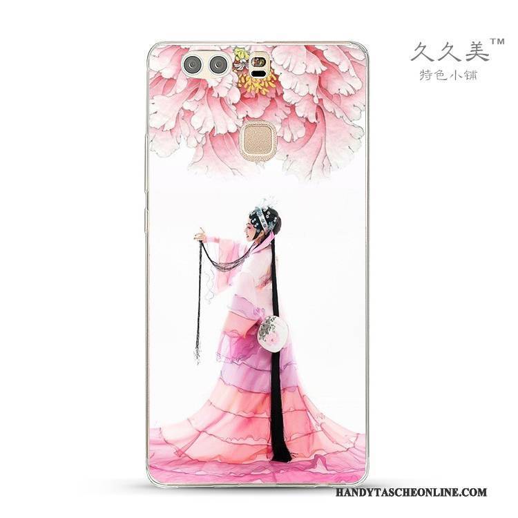 Hülle Huawei G9 Lite Farbe Handyhüllen Hua Dan, Case Huawei G9 Lite Schutz Chinesische Art Jugend