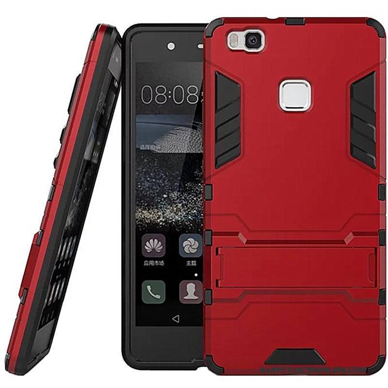 Hülle Huawei G9 Lite Schutz Jugend Schwer, Case Huawei G9 Lite Anti-sturz Rot