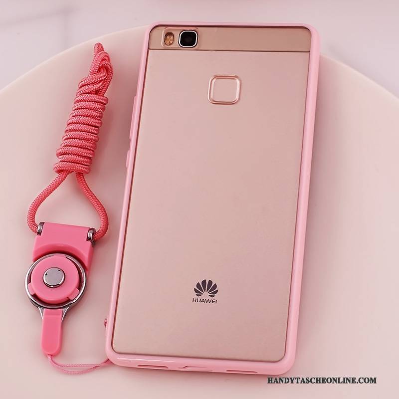 Hülle Huawei G9 Lite Silikon Rosa Jugend, Case Huawei G9 Lite Weiche Handyhüllen Hängende Verzierungen