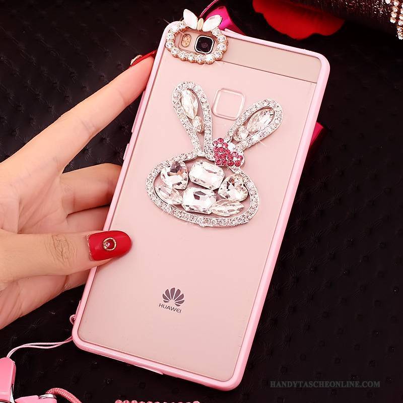 Hülle Huawei G9 Lite Strass Jugend Rosa, Case Huawei G9 Lite Weiche Handyhüllen Trend