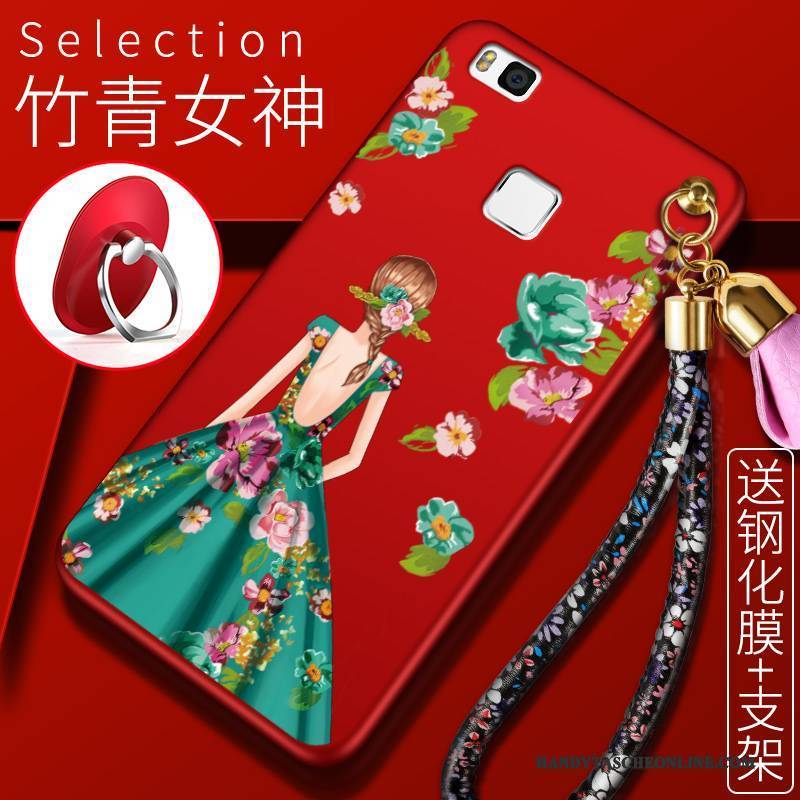 Hülle Huawei G9 Lite Taschen Jugend Rot, Case Huawei G9 Lite Schutz Anti-sturz Handyhüllen