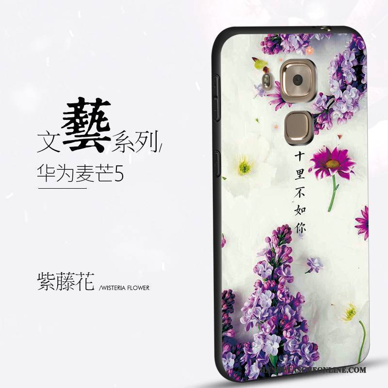 Hülle Huawei G9 Plus Kreativ Schwarz Trend, Case Huawei G9 Plus Silikon Persönlichkeit Handyhüllen