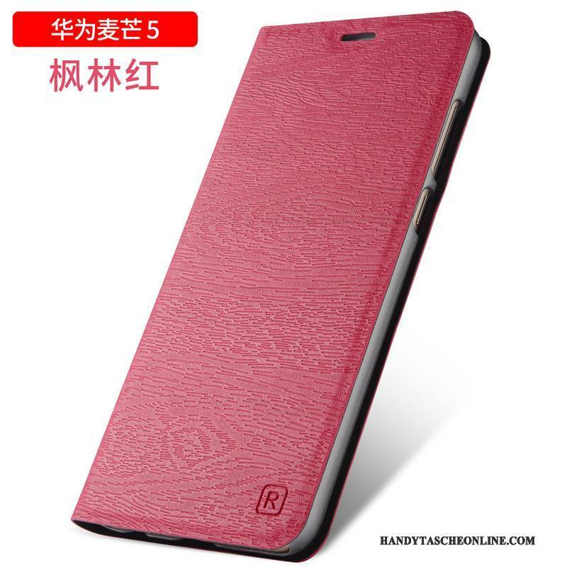 Hülle Huawei G9 Plus Lederhülle Grün Anti-sturz, Case Huawei G9 Plus Folio Handyhüllen