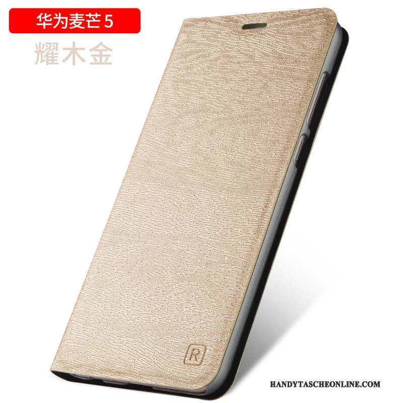 Hülle Huawei G9 Plus Lederhülle Grün Anti-sturz, Case Huawei G9 Plus Folio Handyhüllen