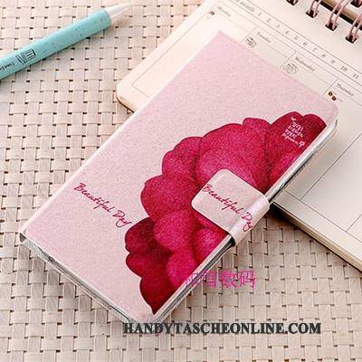 Hülle Huawei G9 Plus Lederhülle Jugend Handyhüllen, Case Huawei G9 Plus Schutz Rosa