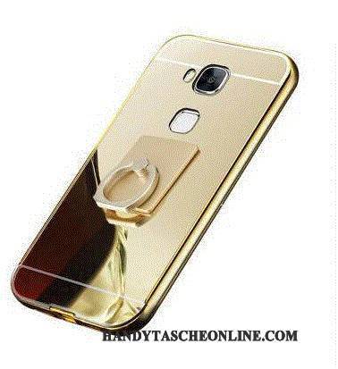 Hülle Huawei G9 Plus Metall Gold Trend, Case Huawei G9 Plus Schutz Handyhüllen Schwer