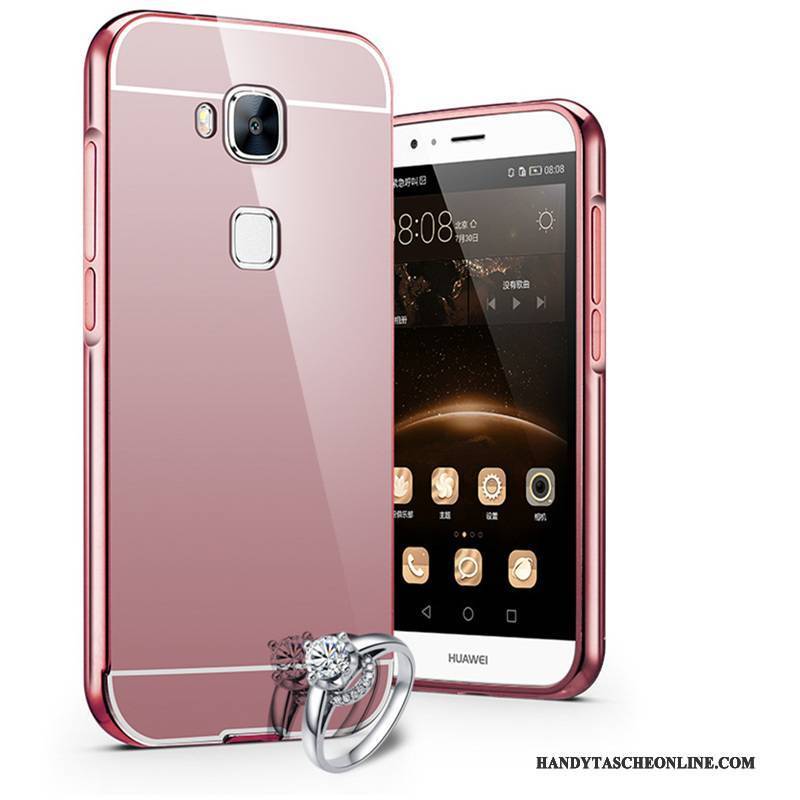 Hülle Huawei G9 Plus Metall Grenze Trend, Case Huawei G9 Plus Schutz Handyhüllen Schwer