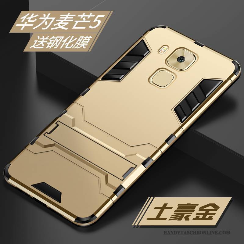 Hülle Huawei G9 Plus Schutz Anti-sturz Trend, Case Huawei G9 Plus Kreativ Persönlichkeit Gold