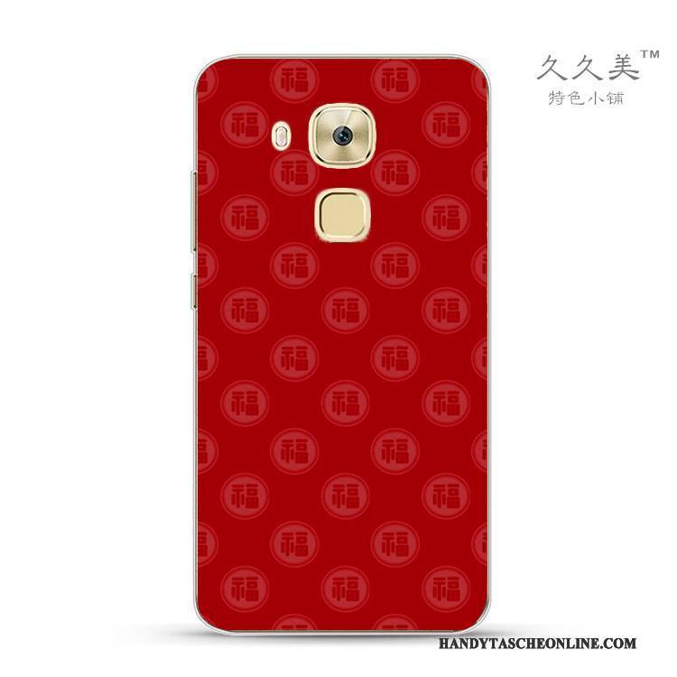 Hülle Huawei G9 Plus Silikon Rot Festlich, Case Huawei G9 Plus Hohe Qualität Farbe