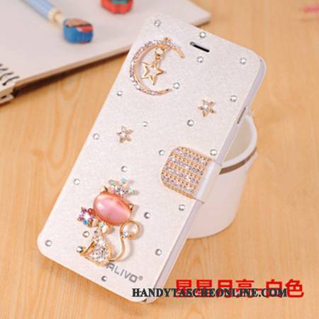 Hülle Huawei G9 Plus Strass Anti-sturz Trend, Case Huawei G9 Plus Schutz Handyhüllen Hellblau