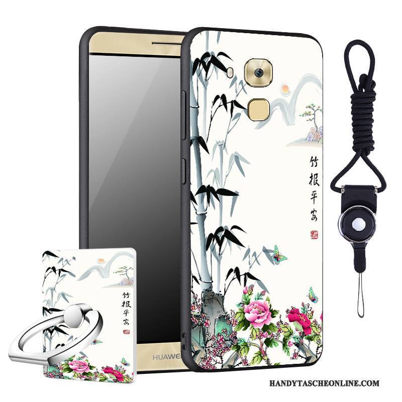 Hülle Huawei G9 Plus Taschen Handyhüllen Dunkelblau, Case Huawei G9 Plus Weiche Anti-sturz