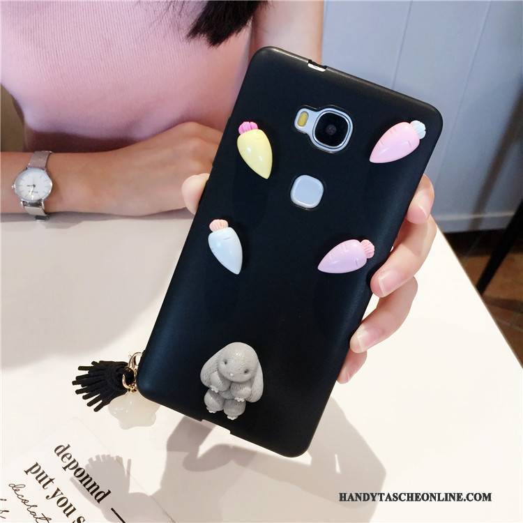 Hülle Huawei G9 Plus Weiche Rosa Blumen, Case Huawei G9 Plus Silikon Anti-sturz Trend