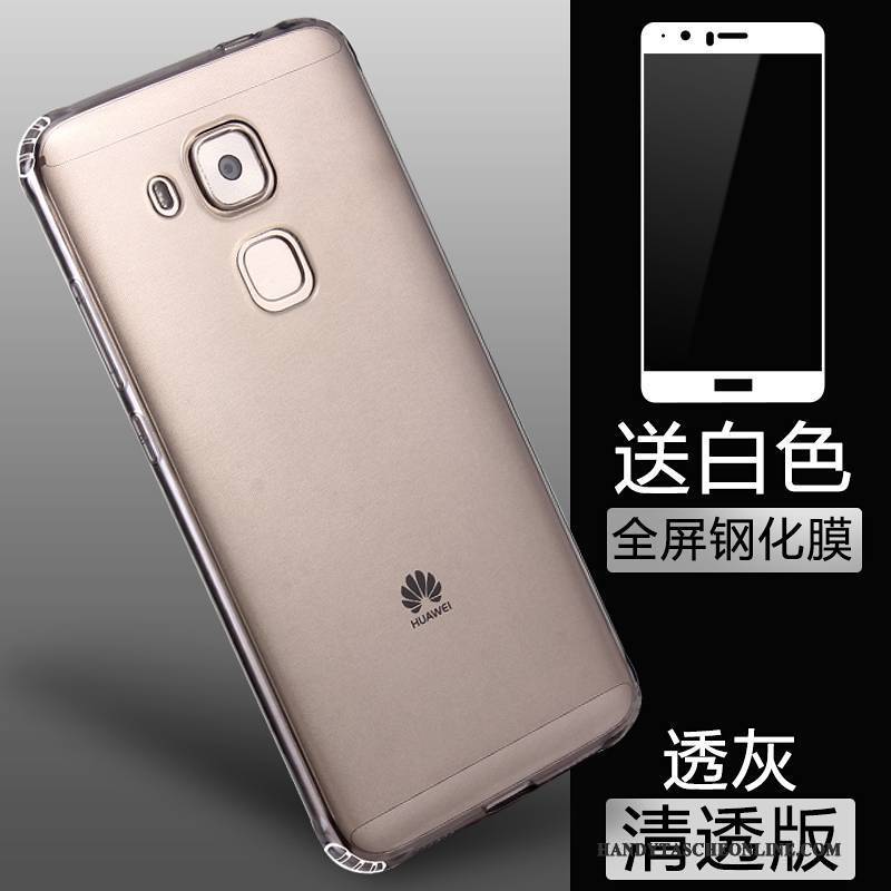 Hülle Huawei G9 Plus Weiche Transparent Handyhüllen, Case Huawei G9 Plus Taschen Anti-sturz Gold