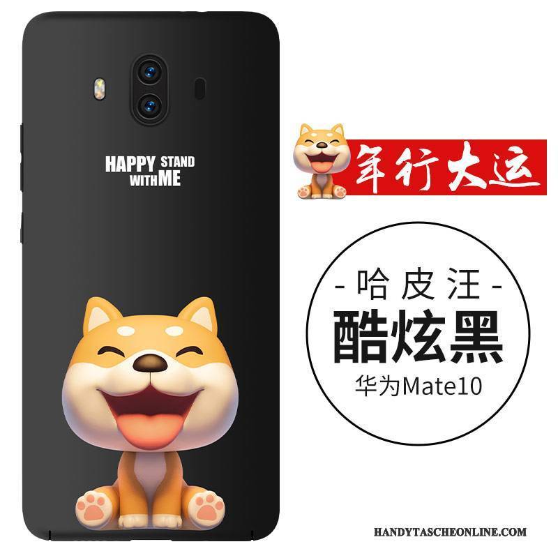 Hülle Huawei Mate 10 Karikatur Anti-sturz Hund, Case Huawei Mate 10 Silikon Trend Handyhüllen