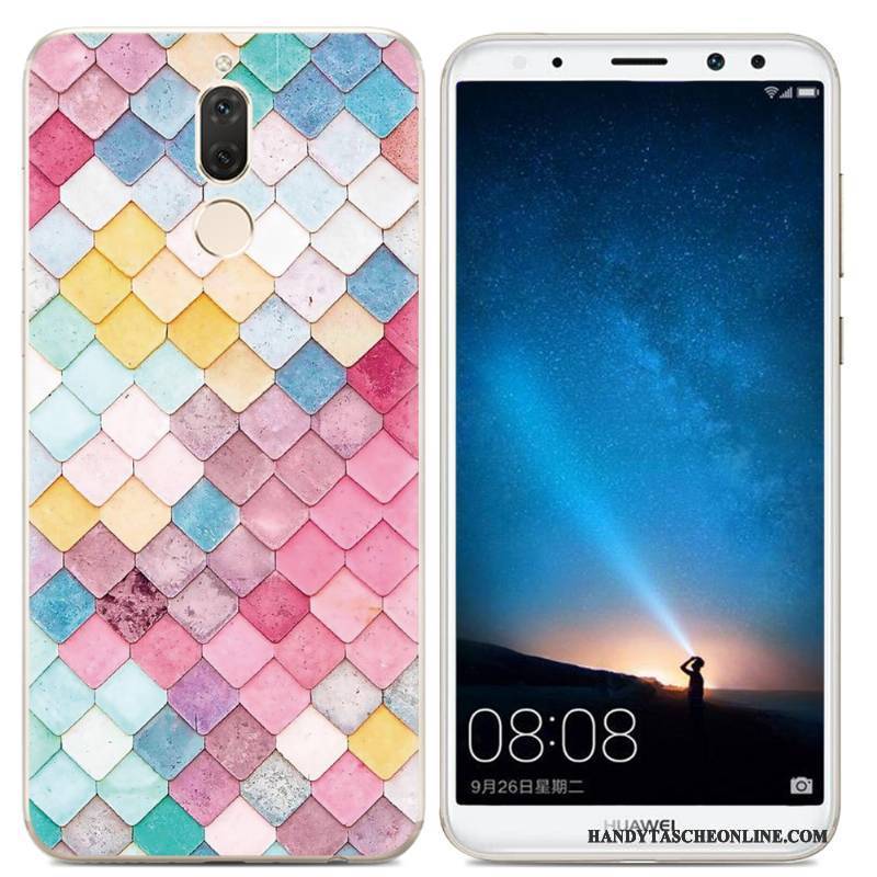 Hülle Huawei Mate 10 Lite Farbe Transparent Handyhüllen, Case Huawei Mate 10 Lite Schutz Trend