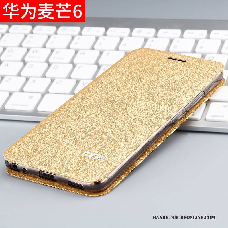 Hülle Huawei Mate 10 Lite Folio Gold Anti-sturz, Case Huawei Mate 10 Lite Schutz Handyhüllen