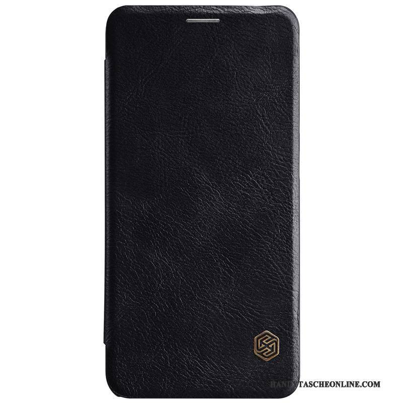 Hülle Huawei Mate 10 Lite Folio Gold Handyhüllen, Case Huawei Mate 10 Lite Lederhülle Anti-sturz Gelb