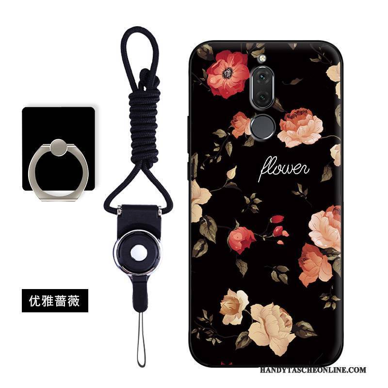 Hülle Huawei Mate 10 Lite Karikatur Anti-sturz Rot, Case Huawei Mate 10 Lite Schutz Handyhüllen Trend