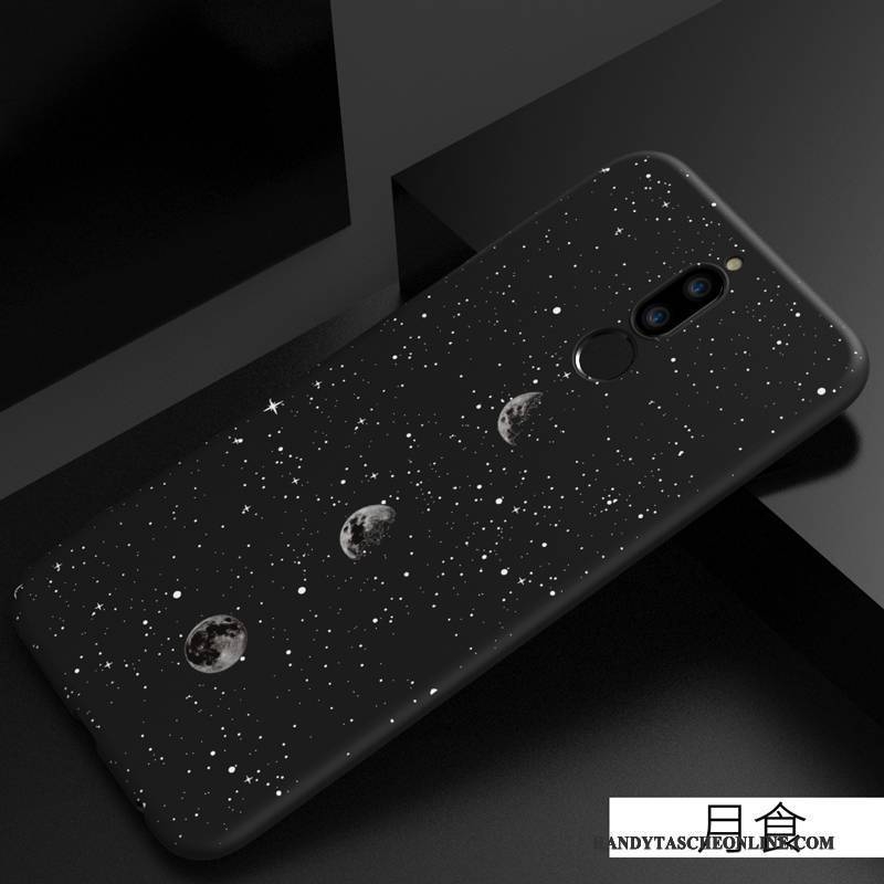 Hülle Huawei Mate 10 Lite Kreativ Schwarz Nette, Case Huawei Mate 10 Lite Weiche Trend Anti-sturz