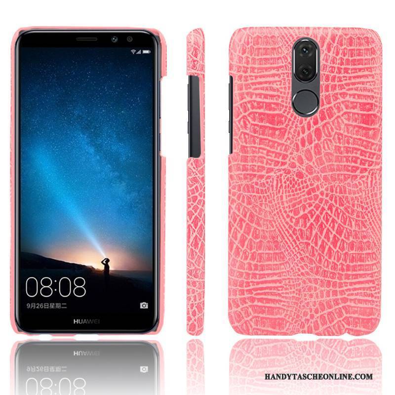 Hülle Huawei Mate 10 Lite Lederhülle Krokodilmuster Persönlichkeit, Case Huawei Mate 10 Lite Schutz Handyhüllen Anti-sturz