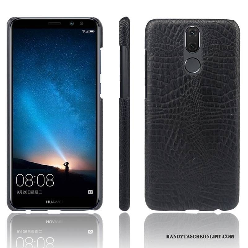 Hülle Huawei Mate 10 Lite Lederhülle Krokodilmuster Persönlichkeit, Case Huawei Mate 10 Lite Schutz Handyhüllen Anti-sturz