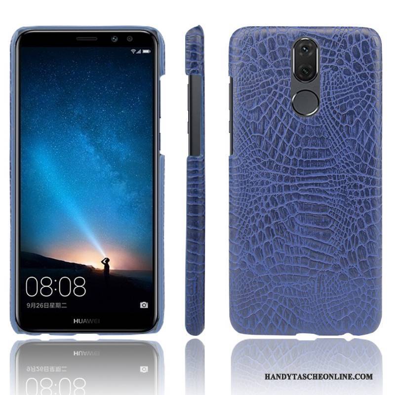 Hülle Huawei Mate 10 Lite Lederhülle Krokodilmuster Persönlichkeit, Case Huawei Mate 10 Lite Schutz Handyhüllen Anti-sturz