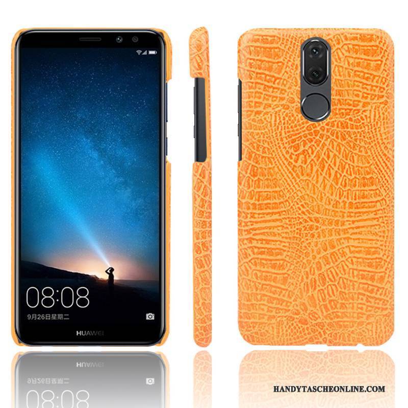 Hülle Huawei Mate 10 Lite Lederhülle Krokodilmuster Persönlichkeit, Case Huawei Mate 10 Lite Schutz Handyhüllen Anti-sturz