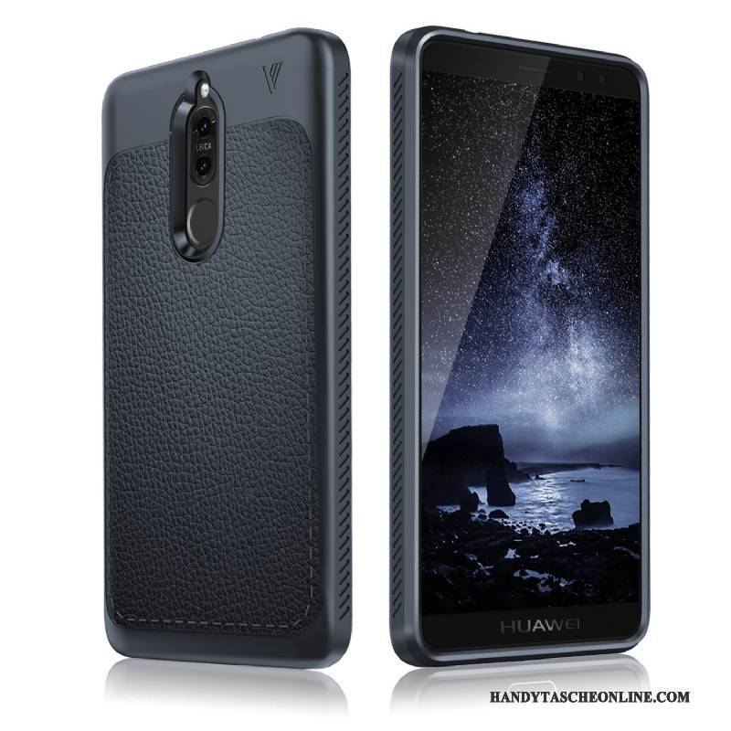 Hülle Huawei Mate 10 Lite Silikon Handyhüllen Anti-sturz, Case Huawei Mate 10 Lite Schutz Schwarz