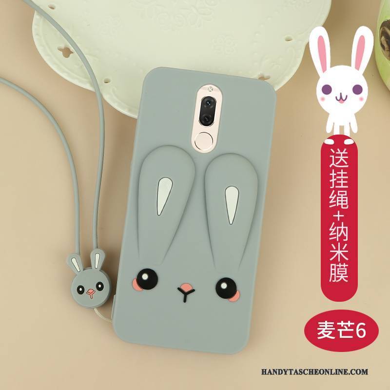 Hülle Huawei Mate 10 Lite Silikon Handyhüllen Rosa, Case Huawei Mate 10 Lite Karikatur Anti-sturz