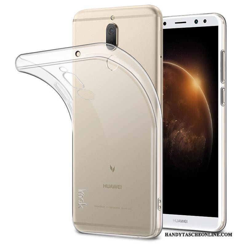 Hülle Huawei Mate 10 Lite Silikon Nubuck Handyhüllen, Case Huawei Mate 10 Lite Schutz Anti-sturz Transparent