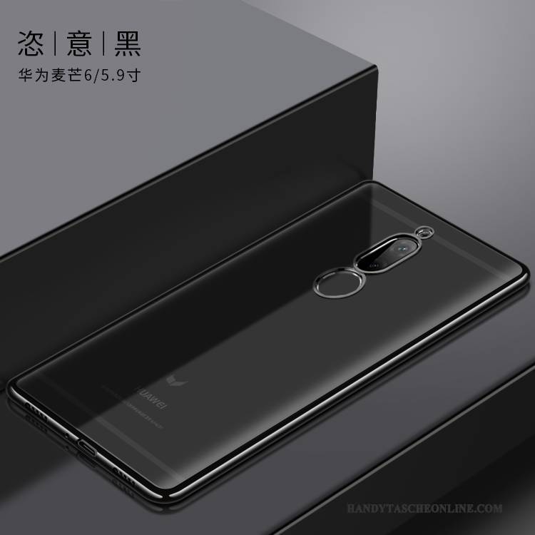 Hülle Huawei Mate 10 Lite Silikon Transparent Handyhüllen, Case Huawei Mate 10 Lite Weiche Schwarz Anti-sturz