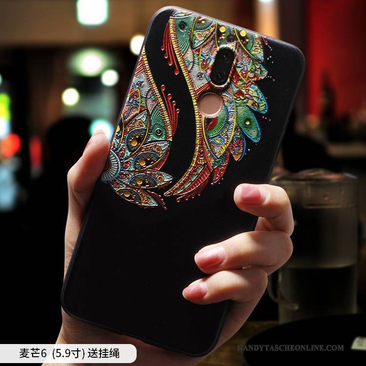 Hülle Huawei Mate 10 Lite Taschen Chinesische Art Persönlichkeit, Case Huawei Mate 10 Lite Silikon Anti-sturz Handyhüllen