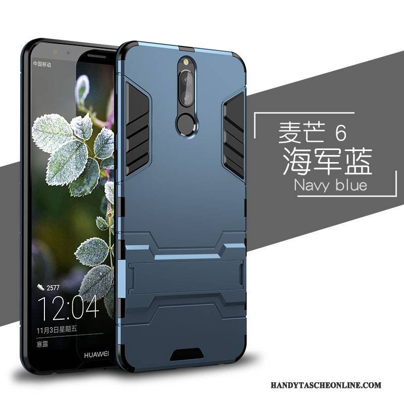 Hülle Huawei Mate 10 Lite Taschen Handyhüllen Schwer, Case Huawei Mate 10 Lite Silikon Dunkelblau Anti-sturz