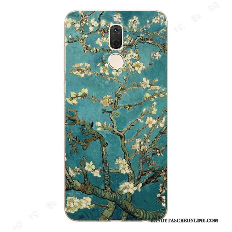 Hülle Huawei Mate 10 Lite Taschen Kunst Anti-sturz, Case Huawei Mate 10 Lite Silikon Rosa Schlank