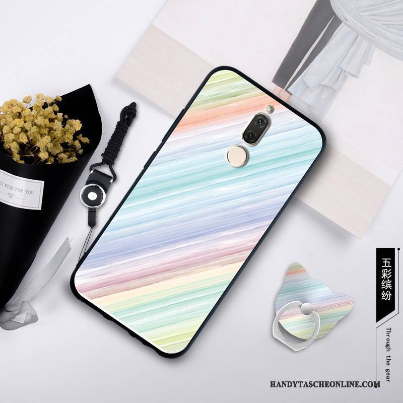 Hülle Huawei Mate 10 Lite Taschen Trend Anti-sturz, Case Huawei Mate 10 Lite Silikon Handyhüllen Blau