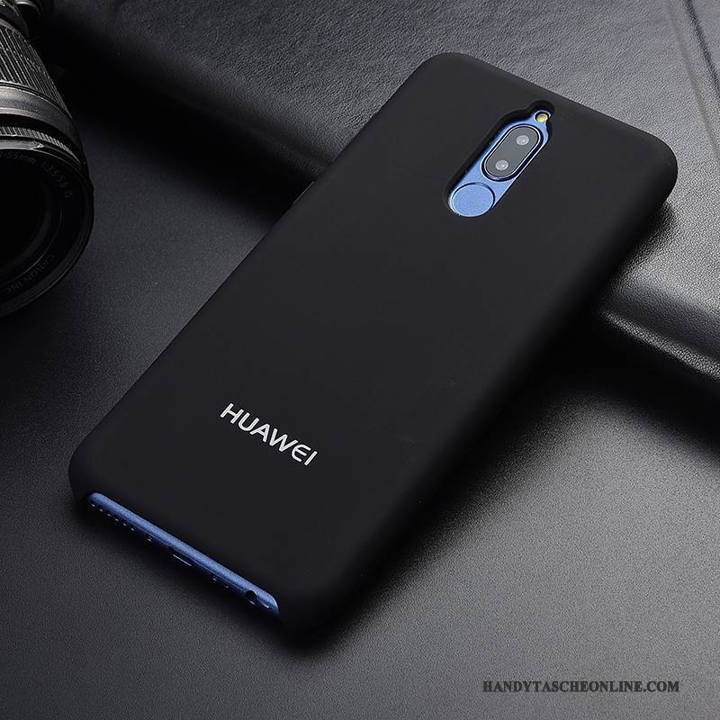 Hülle Huawei Mate 10 Lite Weiche Handyhüllen Nubuck, Case Huawei Mate 10 Lite Silikon Trend Dunkelblau