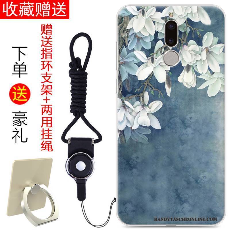 Hülle Huawei Mate 10 Lite Weiche Persönlichkeit Anti-sturz, Case Huawei Mate 10 Lite Taschen Frisch Hellblau