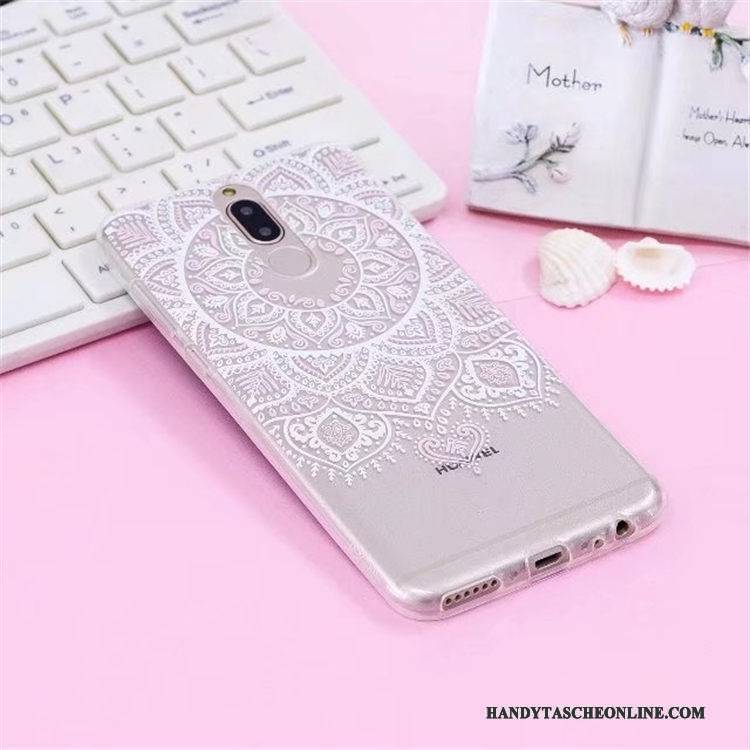 Hülle Huawei Mate 10 Lite Weiche Rosa Handyhüllen, Case Huawei Mate 10 Lite Gemalt Dünn