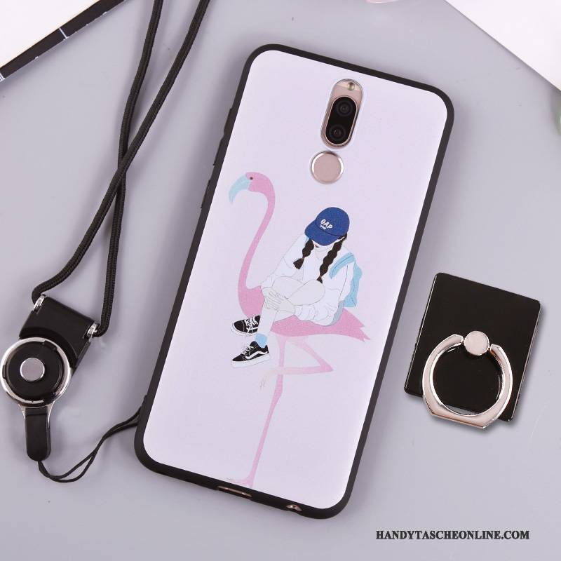 Hülle Huawei Mate 10 Lite Weiche Weiß Grün, Case Huawei Mate 10 Lite Silikon Handyhüllen