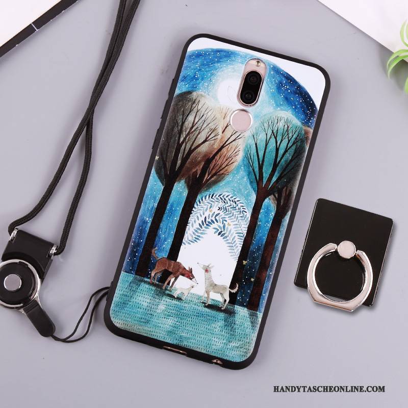 Hülle Huawei Mate 10 Lite Weiche Weiß Grün, Case Huawei Mate 10 Lite Silikon Handyhüllen