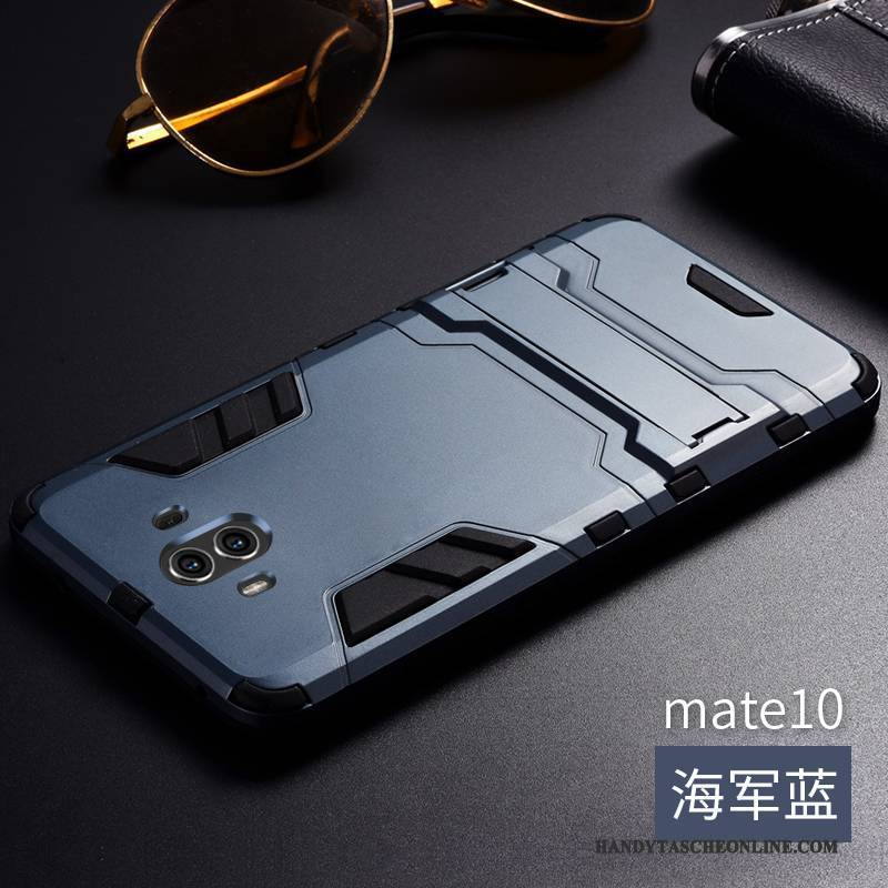 Hülle Huawei Mate 10 Metall Rot Anti-sturz, Case Huawei Mate 10 Silikon Trend Handyhüllen