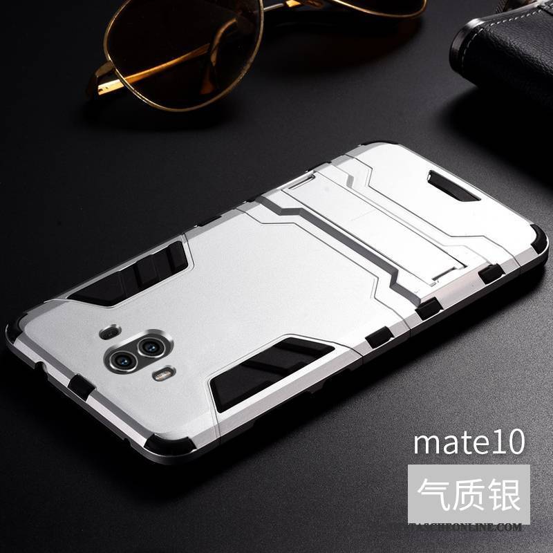 Hülle Huawei Mate 10 Metall Rot Anti-sturz, Case Huawei Mate 10 Silikon Trend Handyhüllen